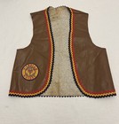 Ymca Y-indian Guides Apache Nation Thunder Cloud  Vintage 70s Vest Father Son
