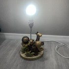 12 25    Tall Lambs   Ivy Lamp Safari Jungle Theme  Child Baby Nursery  No Shade