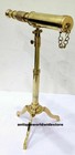 Nautical Vintage Brass Telescope Antique Collectible Telescope With Tripod Stand