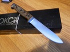 Okc 9 25  Oa Length Bushcraft  Bowie Knife Walnut Handle 5160 Hc Blade On8698