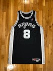 Steve Smith Nike Authentic Game Used San Antonio Spurs Jersey 50 Hawks Duncan