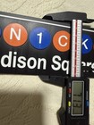 Madison Square Garden Station Sign New York Knicks Basketball Fan Gift