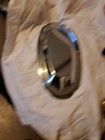 Vintage Chromed Irvinware Silver Bread Tray Platter Etched Oval 13 l X6 w Usa
