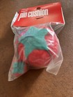 Vintage 1985 Dritz Corp 2  Clinton Tomato Pin Cushion Spartanburg South Carolina