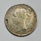 1881 Great Britain Threepence 3p Queen Victoria Better Grade Scarce  j853