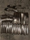 Vintage Silverplate Spoons Forks Knives   33  Piece Set Preowned