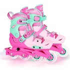 Inline Skates  Small - Little Kid  11c-13c Us  Pink - With Hockey Sticks Set