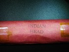 Rare Old Vintage Indian Head Penny Roll  50  Lot Sealing Tape Is Yellowed R-1