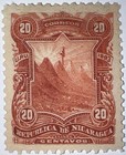 Travelstamps  1893 Nicaragua Stamps Scott  55  20 Cent  Mint  Og  Hinged