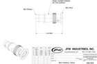 Jfw 50f-003-bnc Fixed Attenuator 3db 50 Ohm 2200mhz