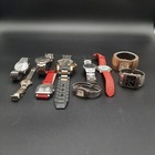 Lot Of 10 Vintage   Modern Watches     Mixed Styles Brands   Parts Repair Use