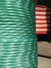 Sailboat Rigging Rope 1 4  X 50  Green white Double Braided Sheet Halyard Line