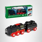 Brio World Battery Operated Steaming Train  33884  New