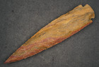 Incredible Color 7 6  Flint Spearhead Point Knife Blade Arrowhead I-551