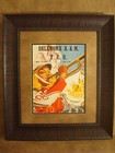 Vintage Tcu College Football Program  Framed  tcu Vs Oklahoma A   M   1947