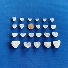 Genuine Beach Sea Glass Perfectly Heart-shaped Beautiful Whites Surf-tumbled