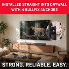 Bullfix Tv Mount Anchors For Drywall - 4 Pack  Holds 255lbs 4 White