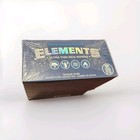 Elements King Size Slim Ultra Thin Rice Rolling Paper Full Box Of 50 Packs