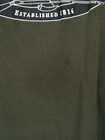 Vintage Remington Shirt Mens Size M Green Lounge Pullover Long Sleeve Thermal
