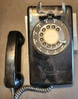 Vintage Stromberg Carlson Black Rotary Dial Wall Telephone 1968    Not Tested 