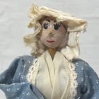 Vtg Handmade    aunt Dulcie    Pioneer Doll Primitive Prairie Folk Art Country Decor