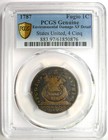 1787 Fugio Cent 1c Colonial Copper Coin - Certified Pcgs Xf Details  ef  - Rare