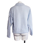 Rouge By Helium Vintage Sweater Blue Pastel Snowflake Pull Over M