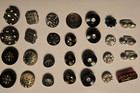 25 Vintage Buttons   Decorative Pieces - Rhinestone   Ornate  Very Pretty