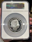 2013 Great Britain 5oz   10 Queen Elizabeth 60th Ann Coronation Ngc Pf70   Coa