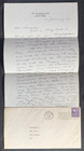 Brigadier General Claude Adams Handwritten Signed Letter Re  General Marshall