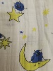 Aden   Anais Moon Stars Baby Swaddle Blanket Gray White Blue Green Bamboo 
