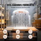 Universal Forklift Seat Adjustable Tractor Seat With Seatbelt Armrests