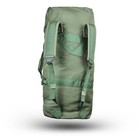 Damaged Improved Military Sea Bag Us Army Duffle Deployment Pack Green Side Zip