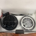 Pair 4 5  Inch Led Spot Passing Lamp Halo Fog Lights For Harley Motorcycle 4 1 2
