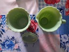 Pioneer Woman Jade Sugar Bowl And Creamer Set