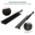 1u Universal Rack Mount Server Shelf Rail Fit For It Equipment 20 9 -32  Depth