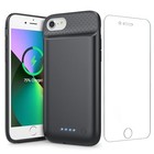 Pxwaxpy Battery Case For Iphone 6 6s 7 8 se 2022 2020  6 1 Inch   Black