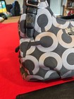 Coach Madison Op Art Signature F1120 18765 With Wallet And Check Book 