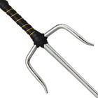 21  Set Of 2 Chrome Octagon Stainless  Steel Sai Karate Practice Martial Arts