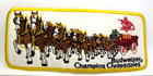 Vintage Budweiser Champion Clydesdales Large Jacket Patch Anheuser Busch Brewery