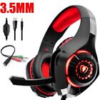 Gaming Headset With Mic For Ps4 Xbox One s Laptop Pc  Wired 3 5mm With Led Light