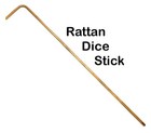 36  Inch Craps Dealer Dice Stick Flexible Rattan With 4  Rake