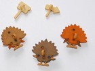 Turkey Trot   Thanksgiving   Shank Back Button Embellishment   Dress It Up