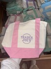 Trader Joe s Pastel Mini Canvas Tote Bags 2025 Limited Edition Nwt Lot Of 4