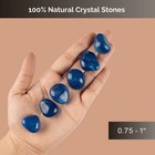 Blue Agate Crystal Tumble Stone  Polished Stone For Meditation   Healing