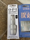 Set Of 4 Press On Nails Pop  Kiss Medium And Short French  Pearl  Glitter Plus