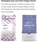 Amazon Basics Epsom Salt Soaking Aid  Lavender Scented  48 Ounce  pack Of 1  