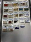 Lot Of 24 Pks 1993 Vtg Mill Hill Glass Seed Beads   Pebble Beads New  L13