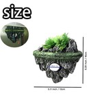 Aquarium Floating Island Rock Decor With Shelter For Fish Tank Landscaping