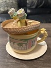 Vintage Tea Bunnies Daisy Breeze   Sunny Bunny Bay Inn Teacup Playset